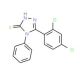 5-(2,4-dichlorophenyl)-4-phenyl-4H-1,2,4-triazole-3-thiol (CAS 92151-02-5) - chemical structure image