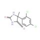 5-(2,4-dichlorophenyl)-5-methylimidazolidine-2,4-dione (CAS 64464-19-3) - chemical structure image