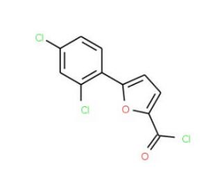 5-(2,4-Dichlorophenyl)furan-2-carbonyl chloride - chemical structure image