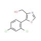 (5-(2,4-Dichlorophenyl)oxazol-4-yl)methanol (CAS 957062-73-6) - chemical structure image