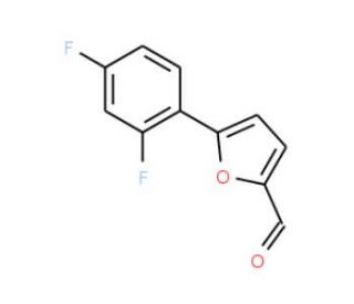 5-(2,4-Difluoro-phenyl)-furan-2-carbaldehyde - chemical structure image