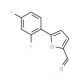 5-(2,4-Difluoro-phenyl)-furan-2-carbaldehyde - chemical structure image