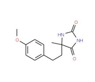 5-[2-(4-methoxyphenyl)ethyl]-5-methylimidazolidine-2,4-dione - chemical structure image
