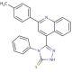 5-[2-(4-methylphenyl)quinolin-4-yl]-4-phenyl-4H-1,2,4-triazole-3-thiol - chemical structure image