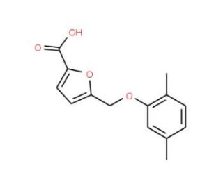 5-(2,5-Dimethyl-phenoxymethyl)-furan-2-carboxylic acid - chemical structure image