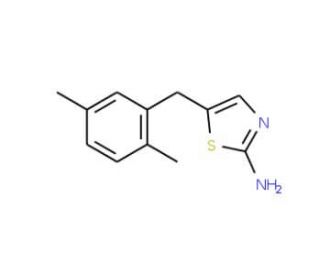 5-(2,5-dimethylbenzyl)-1,3-thiazol-2-amine - chemical structure image