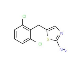 5-(2,6-dichlorobenzyl)-1,3-thiazol-2-amine - chemical structure image