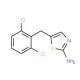 5-(2,6-dichlorobenzyl)-1,3-thiazol-2-amine - chemical structure image