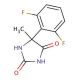 5-(2,6-difluorophenyl)-5-methylimidazolidine-2,4-dione - chemical structure image