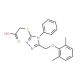 ({5-[(2,6-dimethylphenoxy)methyl]-4-phenyl-4H-1,2,4-triazol-3-yl}thio)acetic acid (CAS 64013-61-2) - chemical structure image