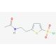 5-(2-acetamidoethyl)thiophene-2-sulfonyl chloride - chemical structure image
