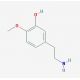5-(2-aminoethyl)-2-methoxyphenol (CAS 3213-30-7) - chemical structure image