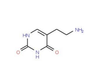 5-(2-Aminoethyl)pyrimidine-2,4(1H,3H)-dione (CAS 221170-25-8) - chemical structure image