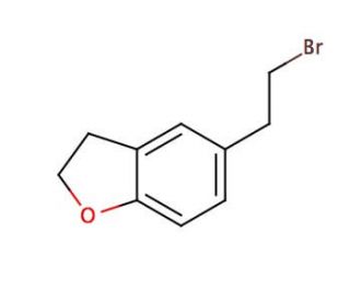 5-(2-Bromoethyl)-2,3-dihydrobenzofuran (CAS 127264-14-6) - chemical structure image