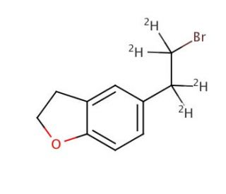 5-(2-Bromoethyl-d4)-2,3-dihydrobenzofuran - chemical structure image