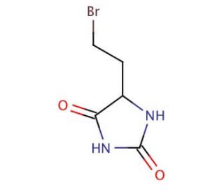 5-(2-Bromoethyl)hydantoin (CAS 7471-52-5) - chemical structure image