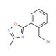 5-[2-(Bromomethyl)phenyl]-3-methyl-1,2,4-oxadiazole (CAS 892501-91-6) - chemical structure image