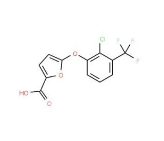 5-[2-chloro-3-(trifluoromethyl)phenoxy]-2-furoic acid - chemical structure image