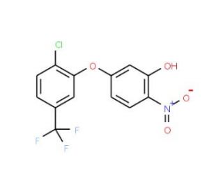 5-[2-Chloro-5-(trifluoromethyl)phenoxy]-2-nitrophenol - chemical structure image