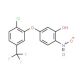 5-[2-Chloro-5-(trifluoromethyl)phenoxy]-2-nitrophenol - chemical structure image