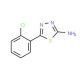 5-(2-Chloro-phenyl)-[1,3,4]thiadiazol-2-ylamine (CAS 828-81-9) - chemical structure image