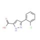 5-(2-Chloro-phenyl)-2H-pyrazole-3-carboxylic acid (CAS 890621-13-3) - chemical structure image