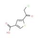 5-(2-chloroacetyl)thiophene-3-carboxylic acid - chemical structure image