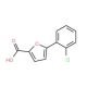 5-(2-chlorophenyl)-2-furoic acid (CAS 41019-43-6) - chemical structure image