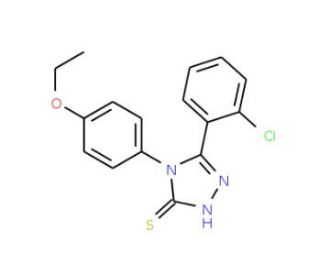 5-(2-Chlorophenyl)-4-(4-ethoxyphenyl)-4H-[1,2,4]triazole-3-thiol - chemical structure image