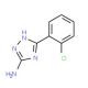 5-(2-chlorophenyl)-4H-1,2,4-triazol-3-amine (CAS 54463-89-7) - chemical structure image