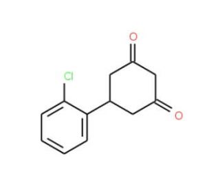 5-(2-Chlorophenyl)cyclohexane-1,3-dione (CAS 55579-68-5) - chemical structure image