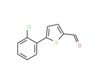 5-(2-chlorophenyl)thiophene-2-carbaldehyde - chemical structure image