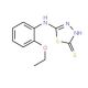 5-(2-Ethoxy-phenylamino)-[1,3,4]thiadiazole-2-thiol (CAS 52494-34-5) - chemical structure image