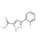 5-(2-Fluoro-phenyl)-2H-pyrazole-3-carboxylic acid (CAS 859155-87-6) - chemical structure image