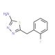 5-(2-Fluorobenzyl)[1,3,4]thiadiazol-2-ylamine (CAS 39181-53-8) - chemical structure image