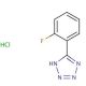 5-(2-Fluorophenyl)-1H-tetrazole hydrochloride (CAS 50907-19-2 (free base)) - chemical structure image