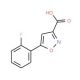 5-(2-fluorophenyl)isoxazole-3-carboxylic acid (CAS 668970-73-8) - chemical structure image