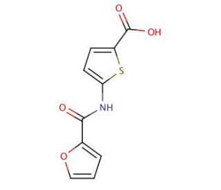 5-(2-furoylamino)thiophene-2-carboxylic acid - chemical structure image