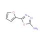 5-(2-furyl)-1,3,4-oxadiazol-2-amine (CAS 7659-06-5) - chemical structure image