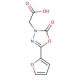 [5-(2-furyl)-2-oxo-1,3,4-oxadiazol-3(2H)-yl]acetic acid - chemical structure image