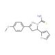 5-(2-furyl)-3-(4-methoxyphenyl)-4,5-dihydro-1H-pyrazole-1-carbothioamide - chemical structure image