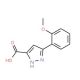 5-(2-Methoxy-phenyl)-2H-pyrazole-3-carboxylic acid (CAS 834868-54-1) - chemical structure image