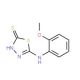 5-(2-Methoxy-phenylamino)-[1,3,4]thiadiazole-2-thiol (CAS 52494-33-4) - chemical structure image