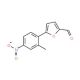 5-(2-Methyl-4-nitro-phenyl)-furan-2-carbaldehyde (CAS 329222-70-0) - chemical structure image