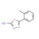 5-(2-methylphenyl)-1,3,4-oxadiazol-2-amine (CAS 1750-78-3) - chemical structure image