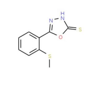 5-[2-(Methylsulfanyl)phenyl]-1,3,4-oxadiazol-2-yl hydrosulfide - chemical structure image