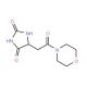 5-(2-morpholin-4-yl-2-oxoethyl)imidazolidine-2,4-dione - chemical structure image