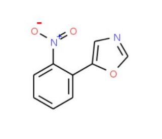 5-(2-Nitrophenyl)-1,3-oxazole (CAS 89808-75-3) - chemical structure image