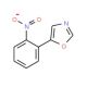 5-(2-Nitrophenyl)-1,3-oxazole (CAS 89808-75-3) - chemical structure image
