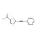 5-(2-Phenyleth-1-ynyl)-2-furoic acid (CAS 130423-83-5) - chemical structure image